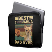 Bester Chihuahua-Vater je Laptopschutzhülle (Vorderseite Links)