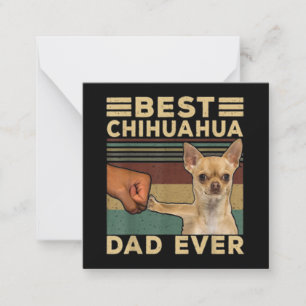 Bester Chihuahua-Vater je Mitteilungskarte