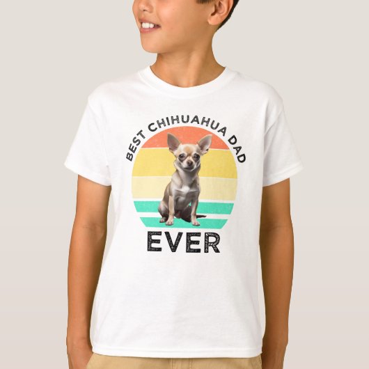 Bester Chihuahua-Vater je T-Shirt (Vorderseite)