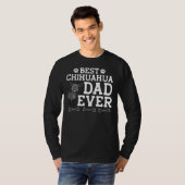 Bester Chihuahua-Vater je T-Shirt (Vorne ganz)