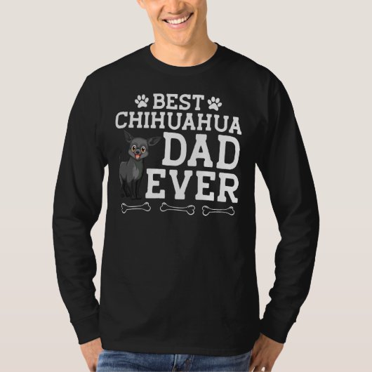 Bester Chihuahua-Vater je T-Shirt (Vorderseite)