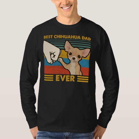 Bester Chihuahua-Vater je T-Shirt (Vorderseite)