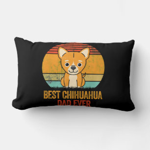 Bester Chihuahua-Vater je Vintag in Bedrängnis Lendenkissen