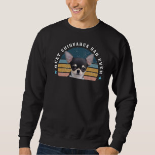 Bester Chihuahua-Vater je Vintager Sunset Chiwawa  Sweatshirt