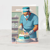 Bester Chirurg zum Geburtstag Karte (Vorderseite)