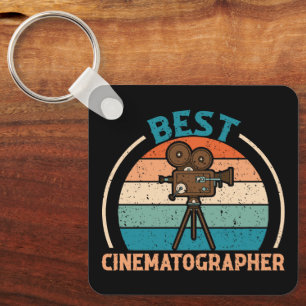 Bester Cinematographer - Retro Style Schlüsselanhä Schlüsselanhänger