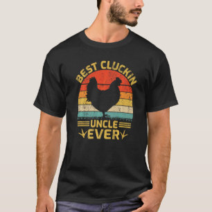 Bester Cluckender Onkel Aller Zeiten Vintage Huhn T-Shirt