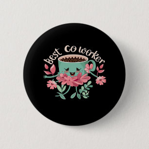 Bester Co-Worker, Kollege-Geschenk, Bestes Coworke Button
