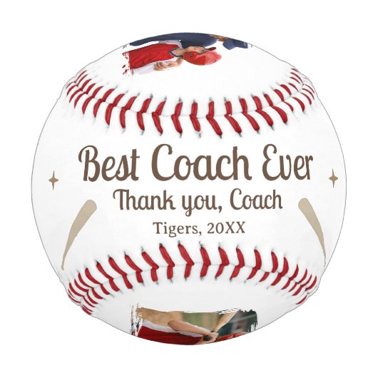 Bester Coach Aller Zeiten 2 Foto Coach Geschenk An Baseball (Vorderseite)