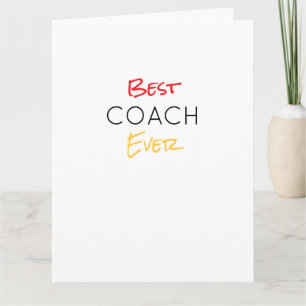 Bester Coach Aller Zeiten Teamfarben Schule Sport  Karte