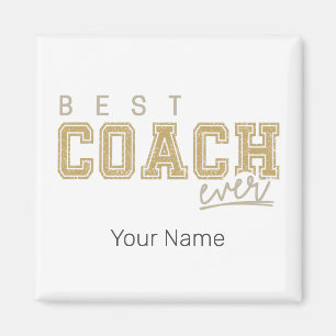 Bester Coach Aller Zeiten Trainer Vintage-Design f Magnet