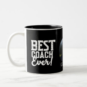 Bester Coach ever  Zweifarbige Tasse