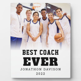 Bester Coach für jedes Jahr Name Team Foto Overlay Fotoplatte