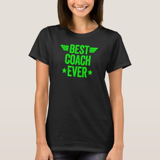 Bester Coach je 1 T-Shirt (Vorderseite)