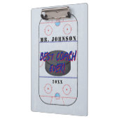 Bester Coach je Eishockey Klemmbrett (Links)