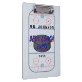 Bester Coach je Eishockey Klemmbrett (Rechts)