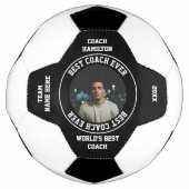 Bester Coach je Foto Personalisiert Fußball (Vorderseite)