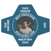 Bester Coach je Foto Personalisiert Fußball (Flach)
