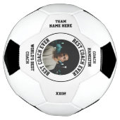 Bester Coach je Foto Personalisiert Fußball (Gedreht)
