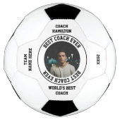 Bester Coach je Foto Personalisiert Fußball (Vorderseite)