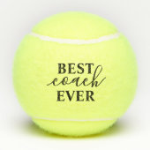 Bester Coach je Personalisierter Name Tennisbälle (Rückseite)
