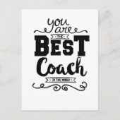 Bester Coach je Postkarte (Vorderseite)