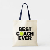 Bester Coach je Sweet Tennis Coach Tote Bag Tragetasche (Rückseite)