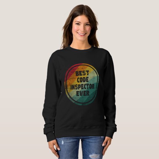 Bester Code-Inspektor je Funny-Code-Inspektor Sweatshirt (Vorne ganz)