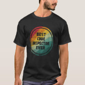 Bester Code-Inspektor überhaupt Lustiger Code-Insp T-Shirt (Vorderseite)