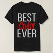 Bester Coder je 1 T-Shirt (Design vorne)