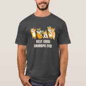 Bester Corgi-Großvater-überhaupt Geschenk-T - T-Shirt (Vorderseite)