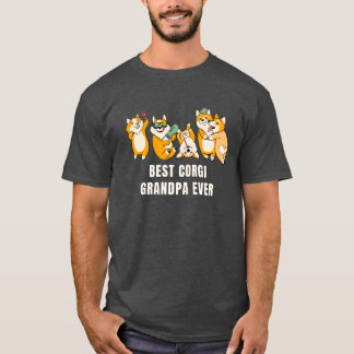 Bester Corgi-Großvater-überhaupt Geschenk-T - T-Shirt