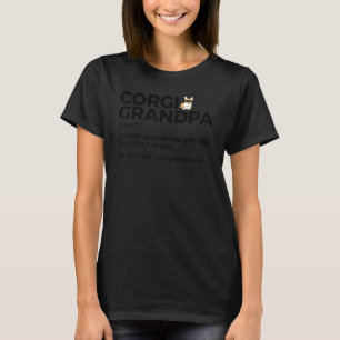 Bester Corgi-Opa Aller Zeiten Definition Lustiges T-Shirt