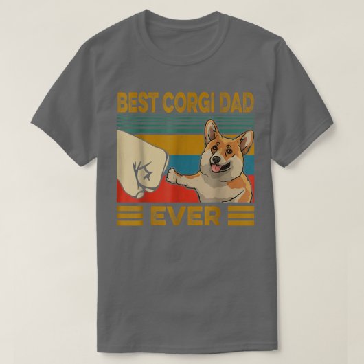 Bester Corgi Vater Eve T-Shirt (Design vorne)