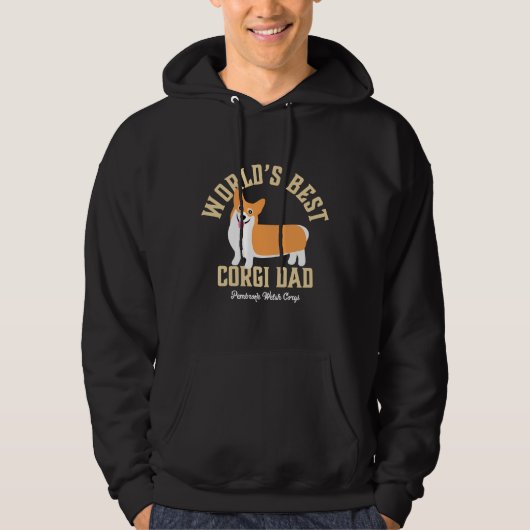 Bester Corgi-Vater Hoodie (Vorderseite)