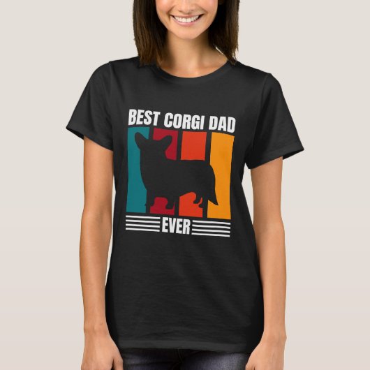 Bester Corgi-Vater je 433 T-Shirt (Vorderseite)