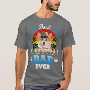 Bester Corgi Vater je Bester Vater Hund Lover Kind T-Shirt