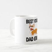 Bester Corgi-Vater je Kaffeetasse (Vorderseite Links)