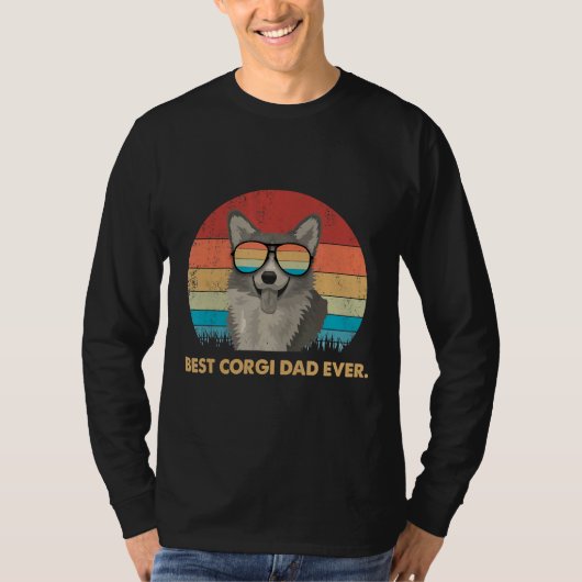 Bester Corgi-Vater je T-Shirt (Vorderseite)