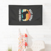 Bester Corgi-Vater überhaupt Retro-Hund Banner (Insitu)