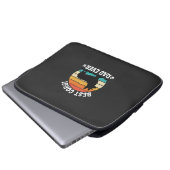 Bester Corgi-Vater überhaupt Retro-Hund Laptopschutzhülle (Vorne Knopf)