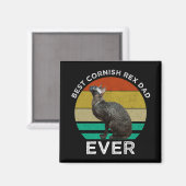 Bester Cornish Rex-Vater überhaupt Magnet (Vorderseite/Rückseite)