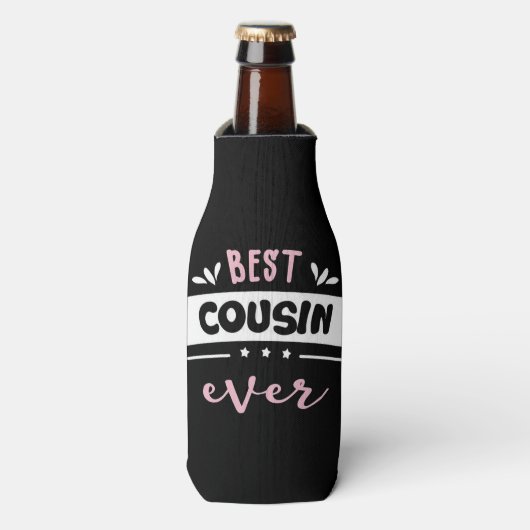 **BESTER COUSIN EVER** KANN ODER FLASCHE COOLER FLASCHENKÜHLER (Flaschenvorderseite)