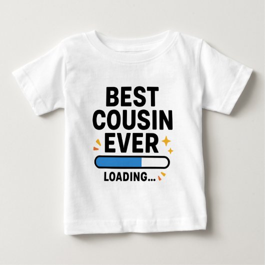 Bester Cousin je Baby T-shirt (Vorderseite)