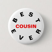 Bester Cousin je Button (Vorderseite)