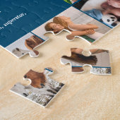 Bester Cousin je Definition 14 FotoCollage Blau Puzzle (Seite)