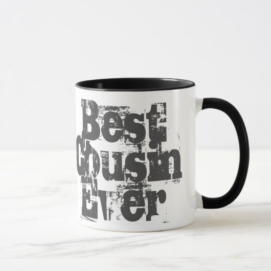 Bester Cousin je - Zwei-Tonen-Kaffee-Tasse Tasse (Rechts)