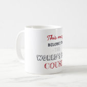 Bester Cousin Kaffeetasse (Vorderseite Links)