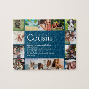 Bester Cousin überhaupt Definition 14 Fotocollage Puzzle