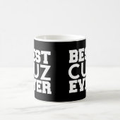 Bester COUSIN überhaupt modernes Schwarzweiss-a07 Kaffeetasse (Mittel)